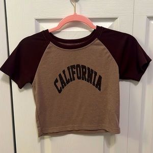 Brown California T-shirt